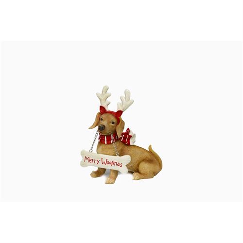 P150887127 BONECO NATAL A1018111-20 CÃO 18.8x8.6x29cm