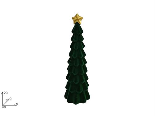 269344 ARVORE NATAL VELUDO 29CM