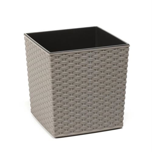 VASO POT JUKA ECO 300X300 RATTAN 16,5L