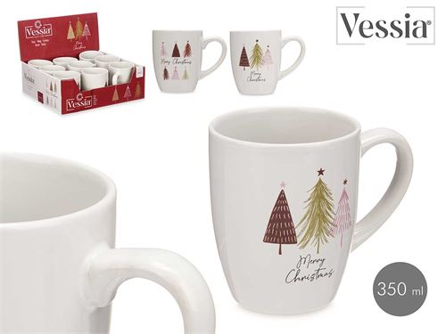 84078 CANECA CERAMICA 350ML NATAL 2SORTIDAS