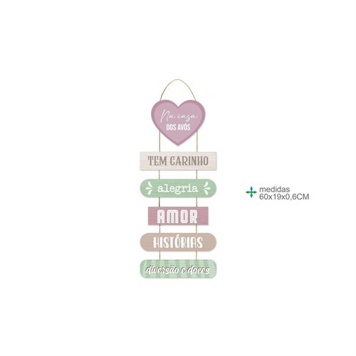 BD-77216 PLACA PAREDE MDF 60X19X0,6CM