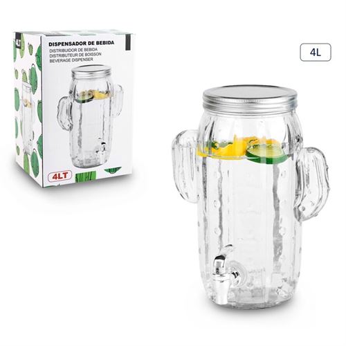 DISPENSADOR BEBIDAS VIDRO 4LT