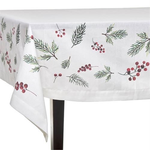 91147 TOALHA MESA HASTE PINHO 150X250CM 100%ALG
