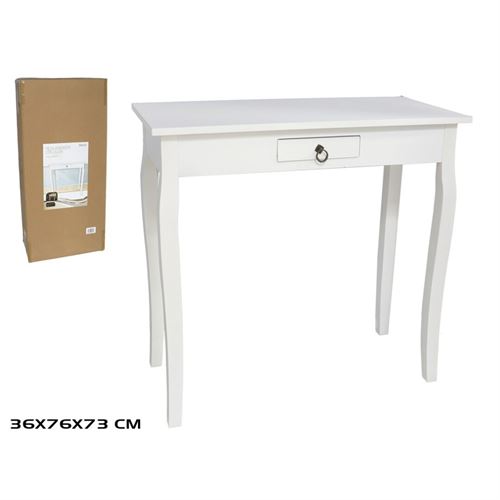 012575 APARADOR MADEIRA BRANCO 76X36X73CM
