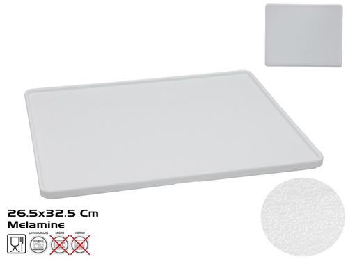 640334 TRAVESSA MELAMINA, 32,5 X 26,5 CM, BRANCA