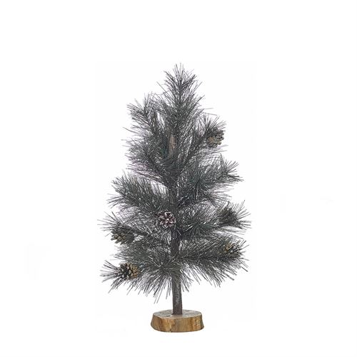 80744 ARVORE NATAL BASE MADEIRA 48CM