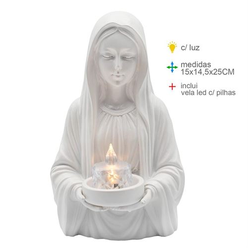 DR-79533 FIGURA RELIGIOSA 15x14,5x25