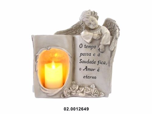 ANJO COM DIZERES MARFINITE COR 28cm