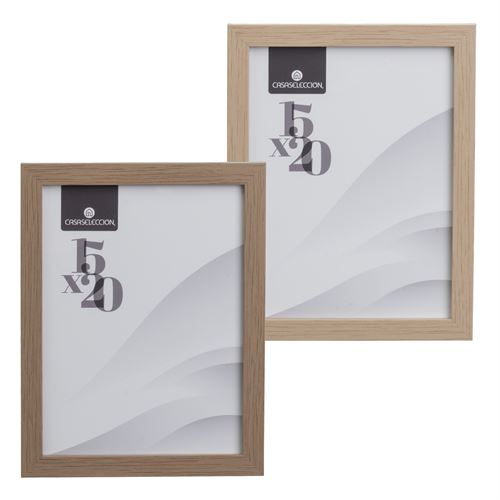 807292 PORTA-FOTOS 15X20 2/C MDF-CRISTAL 17 X 1,50 X 22 CM