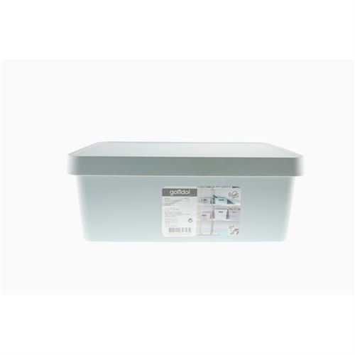 CAIXA G-641 AZUL C/ TAMPA 277x370x138mm