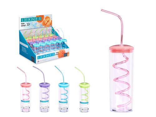 37582 COPO PALHA ESPIRAL SORT 4 COR