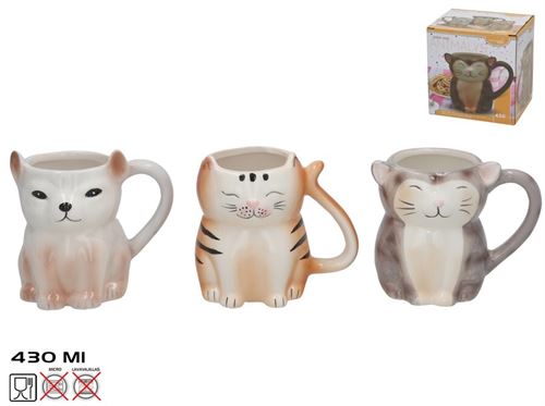 482958 CANECA CERAMICA ANIMALYS 430ML