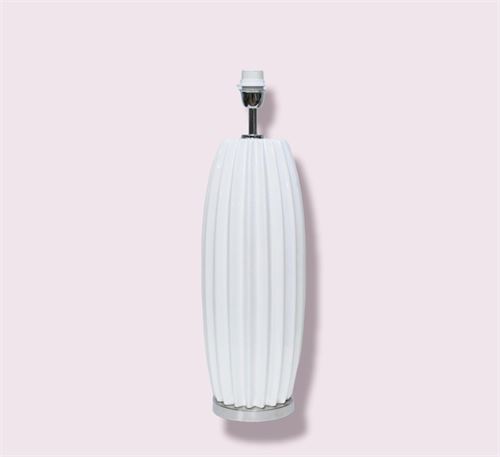 344 CANDEEIRO CERAMICA BRANCO GOMOS 16X16X50CM