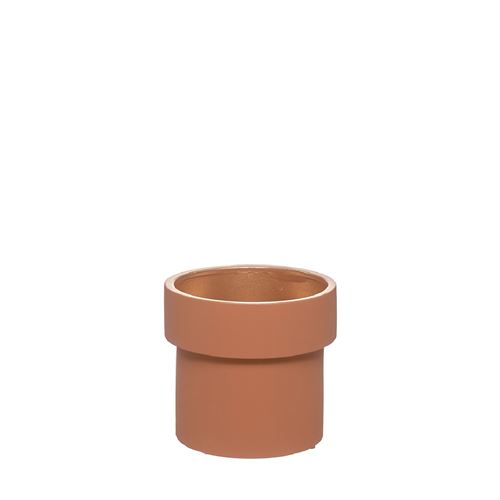 29202 VASO TUBO 3370 21CM TIJOLO