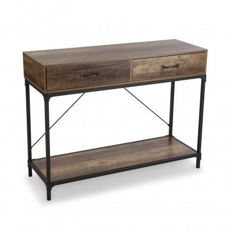 21810030 CONSOLA 2 GAVETAS 100X35X76CM