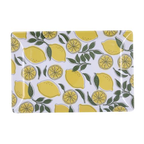 5426863 BANDEJA RECTANGULAR MELAMINA SICILIA  -  QUID 30x20X2CM