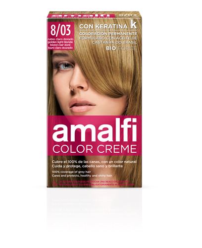 AMALFI COLOR CREME TINTA 8/03 LOURO CLARO DOURADO