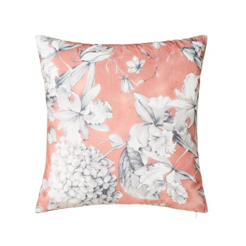 803189 ALMOFADA DE VELUDO IMPRESSO UTOPIA CORAL 45 X 45 CM