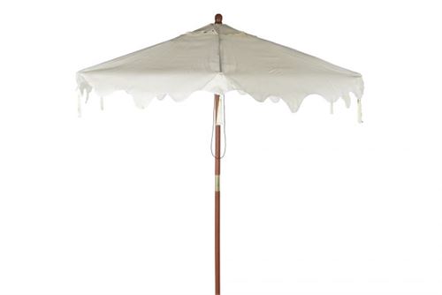 PARASOL POLIESTER PINO 200X200X230 FLECOS BEGE