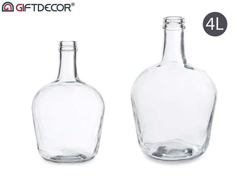82202 GARRAFAO VIDRO4L TRANSPARENTE