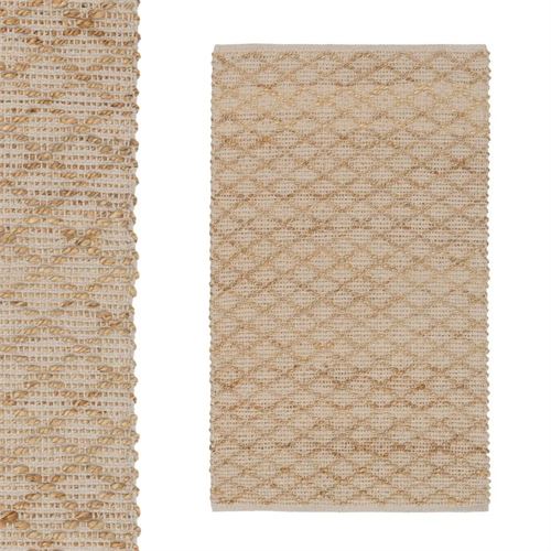 805821 CARPETE JUTA-ALGODÂO NATURAL 70X140CM