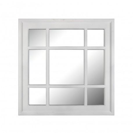 21760055 ESPELHO JANELA QUADRADO BRANCO 60,50X60,50CM