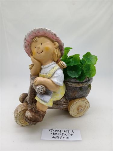 69906 VASO MENINO POLIRESINA 26X14X26CM