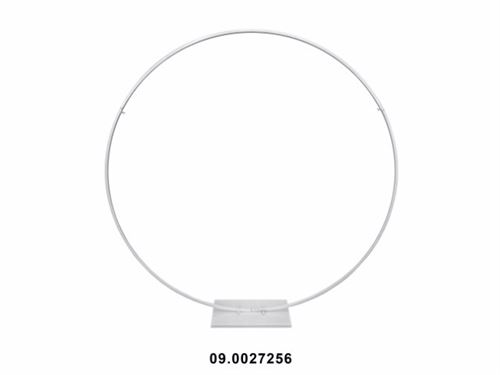 ARCO C/BASE METAL BRANCO 160CM