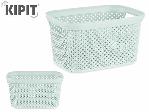 86633 CESTO ORG PL 3L MENTA 23 x 16,5 x 12,5 cm.