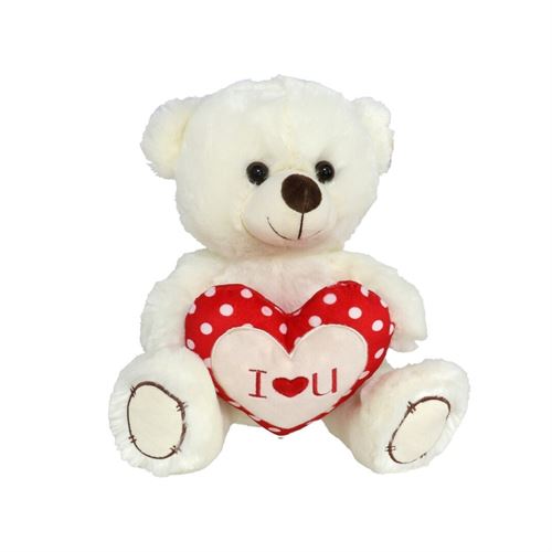 124711 URSO ESTUARIO CORAÇAO 30CM