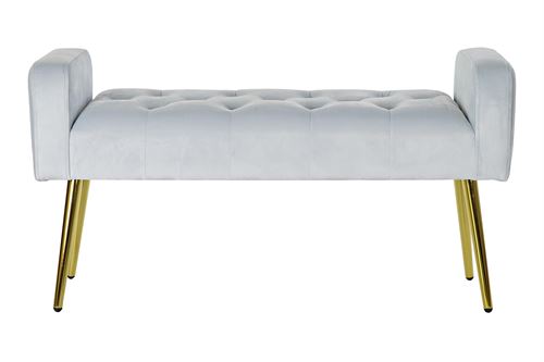 MB-190877 BANQUETA POLIESTER MDF 100X37X52 VELUDO