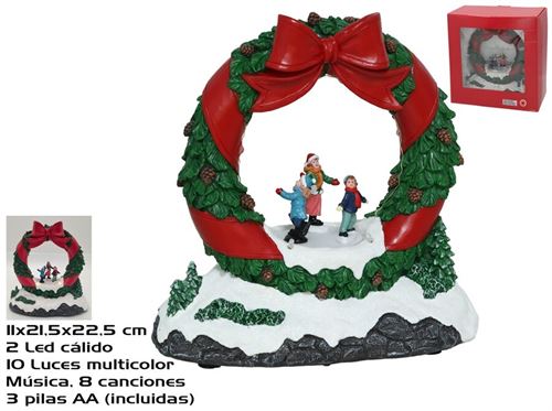 692562 CENA LED COM MUSICA 21X11X22