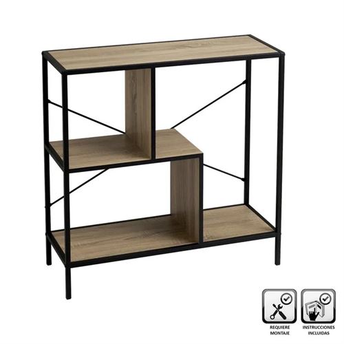 802674 ESTANTE 3 PRATELEIRAS PB-METAL 80 X 30 X 80 CM