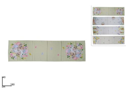 237237 RUNNER 40X180CM DECORAÇAO PASCOA 4SORT