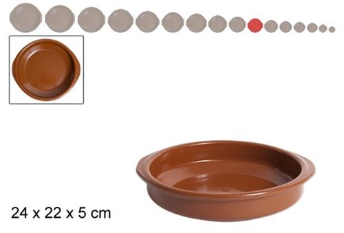 054499 TAÇA BARRO 22CM