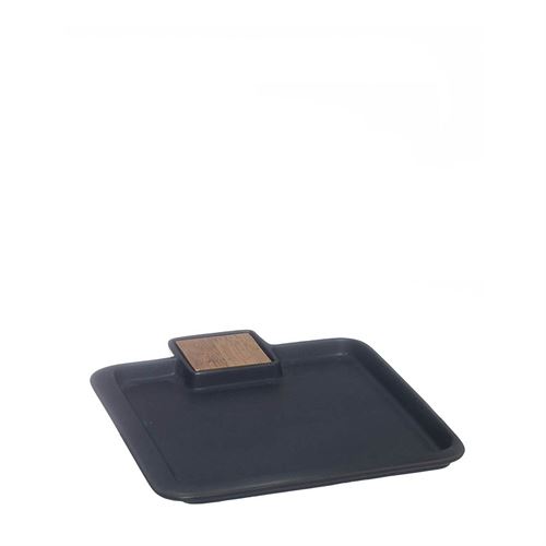 23789 PRATO PORCELANA COM SUPORTE PALITOS  C 21,00 L 21,00 A 2