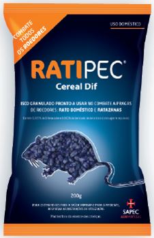 RATICIDA RATIPEC CEREAL DIF 200GR