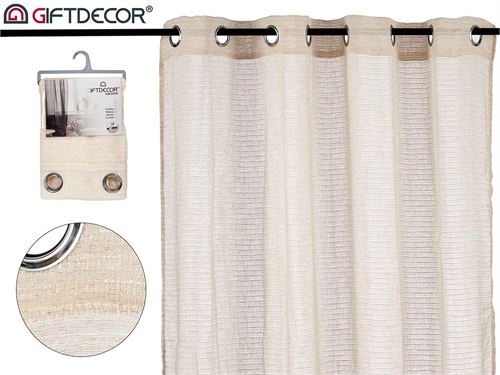 77938 CORTINADO POLIESTER BEJE 140X260