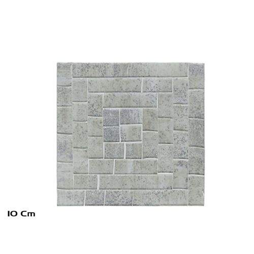 196800 PORTA-COPOS QUADRADO 10CM BRANCO