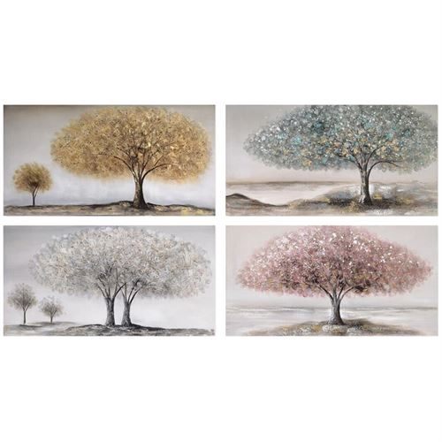 89222 QUADRO TREE JON 60X120X3CM 4 SORT