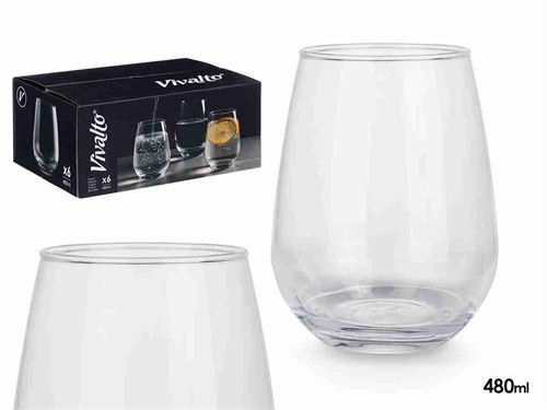 11295 cj-6 COPOS VIDRO VIVALTO 480ML