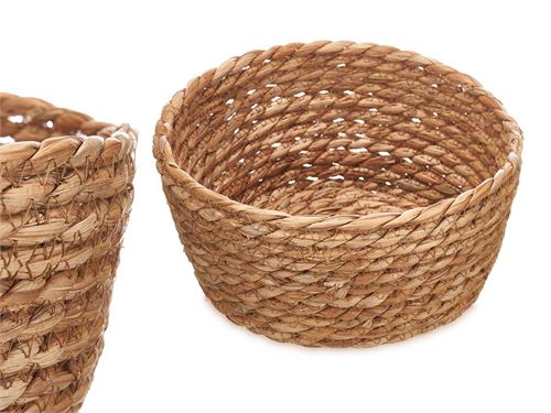 64204 CESTO REDONDO 20CM NATURAL
