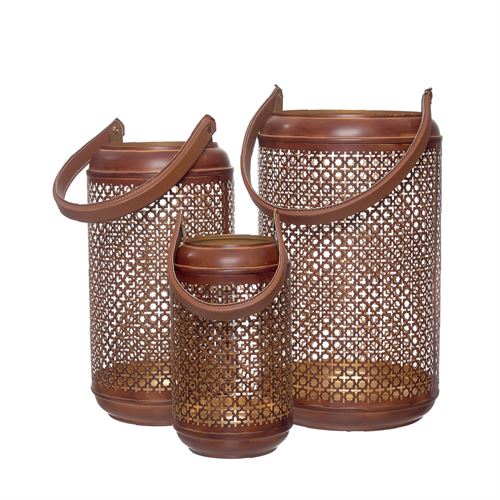 78997 LANTERNAS EM METAL - CONJ. 3 C 0,00 L 25,00 A 43,00