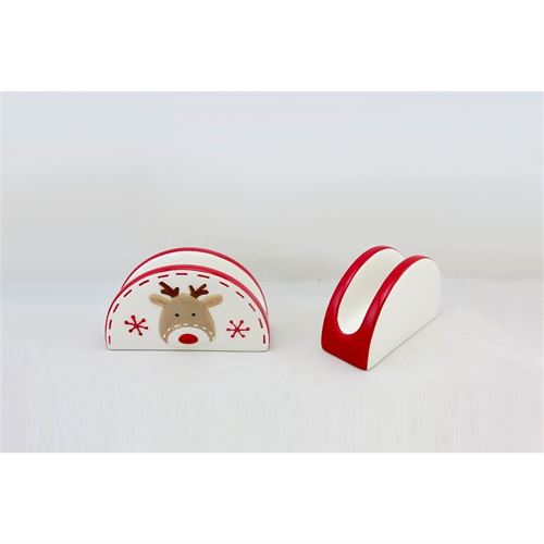 P151691619 SUPORTE W225424 P/GUARDANAPOS NATAL 13.1x4.8x7.4cm