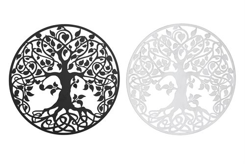 DP-204658 DECORACÃO PAREDE METAL 100X1X100 ARBOL 2 SORT.