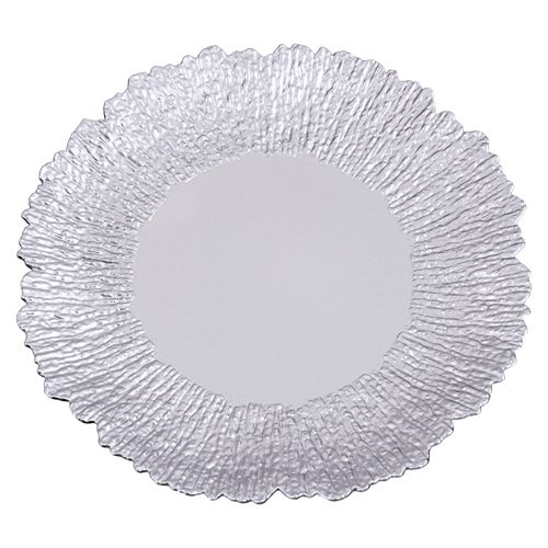 742046 PRATO INFERIOR REDONDO PP PRATA. 33 X 1,50 X 33 CM