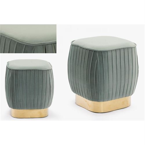 P070289697 PUFF VERDE SECO 35X35X40CM