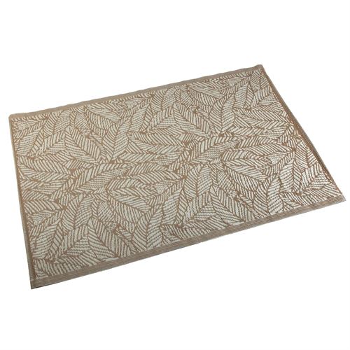 CARPETE BEGE 180X120X1CM Polipropileno