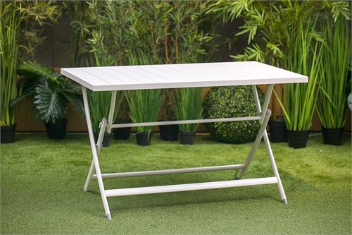 89034 MESA DE ALUMINIO C 120,00 L 70,00 A 70,00
