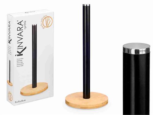 10877 SUPORTE PARA ROLOS COZINHA EM BAMBU P